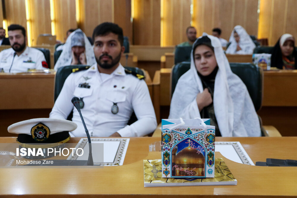 تصاویر: همایش زوج&zwnj;های جوان نیروی دریایی ارتش