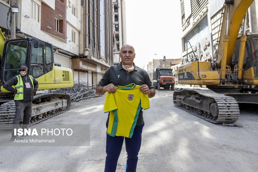 تصاویر: متروپل آبادان؛ نهمین روز پس از حادثه