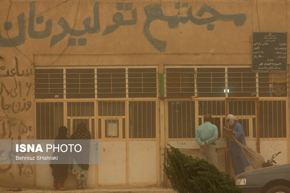 تصاویر: طوفان ۱۲۶ کیلومتر بر ساعت در زابل!