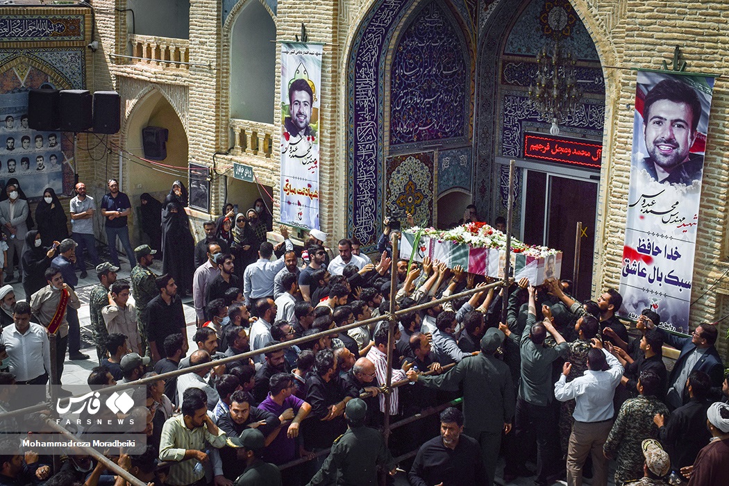 تصاویر: تشییع پیکر شهید &laquo;محمد عبدوس&raquo; در سمنان