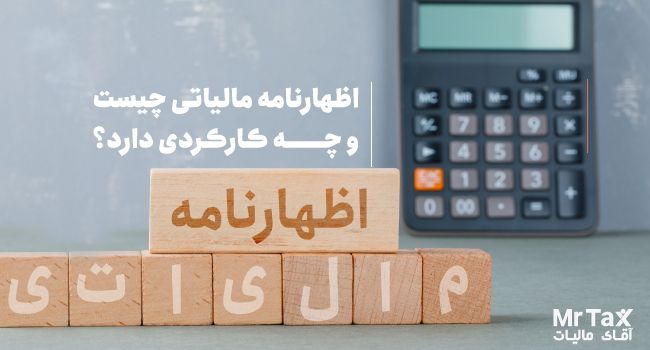 اظهارنامه مالیاتی چیست و چه کارکردی دارد؟ اظهارنامه مالیاتی چیست و چه کارکردی دارد؟