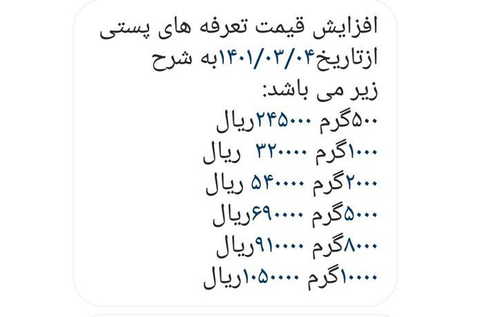 افزایش نجومی قیمت خدمات پستی / کسب و کارهای خانگی و خریدهای اینترنتی در خطر افزایش نجومی قیمت خدمات پستی / کسب و کارهای خانگی و خریدهای اینترنتی در خطر