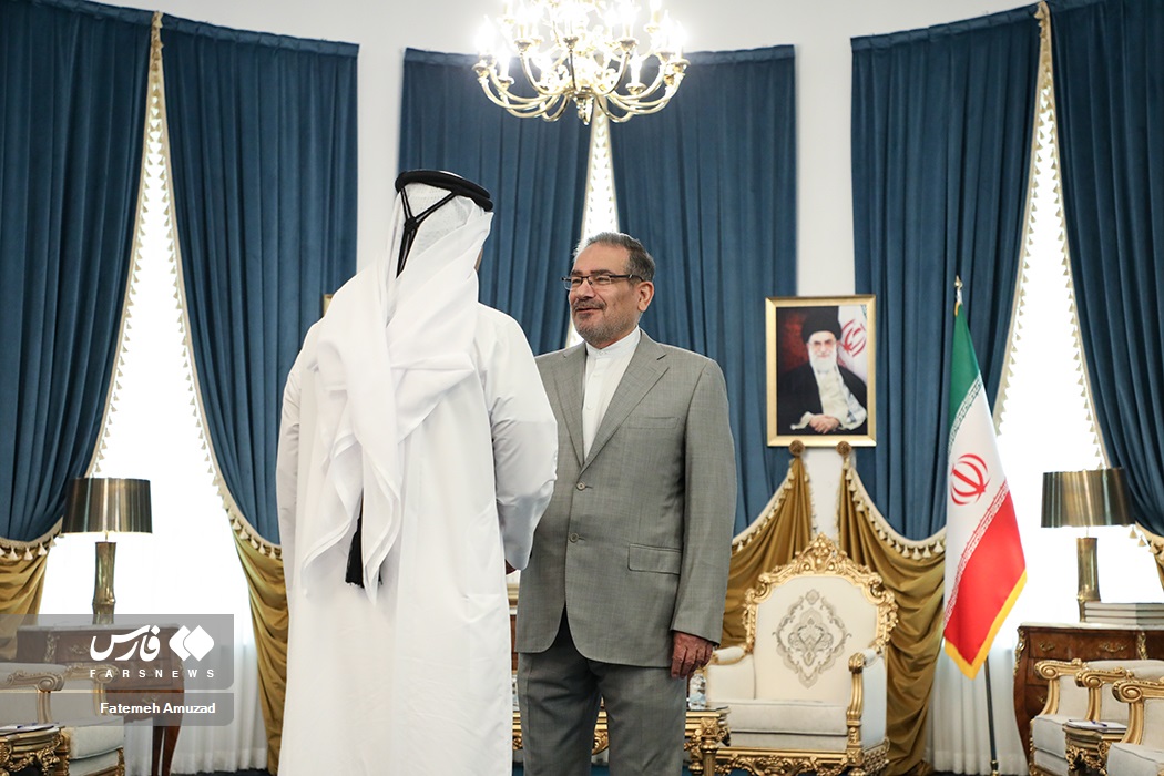 تصاویر: دیدار وزیر امور خارجه قطر با شمخانی