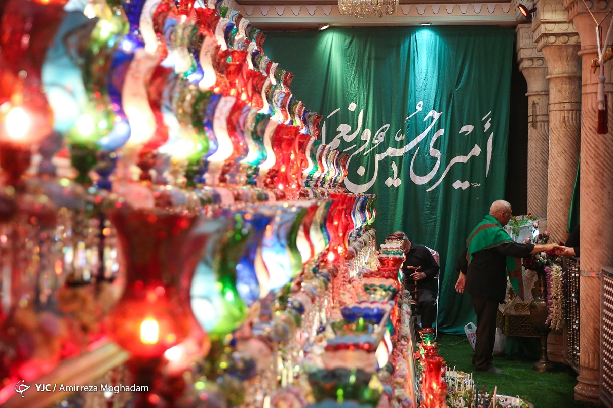 تصاویر: آیین مشعل گردانی عراقی های مقیم تهران و قم