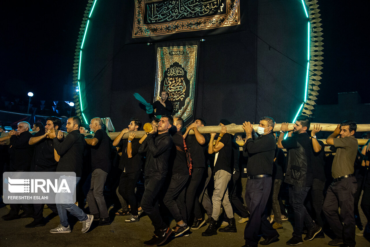تصاویر: آیین نخل گردانی- کرج