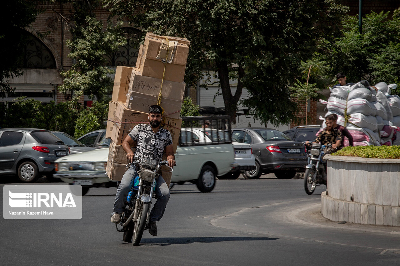 تصاویر: هرج و مرج؛ ارمغان موتور سواران بی نظم