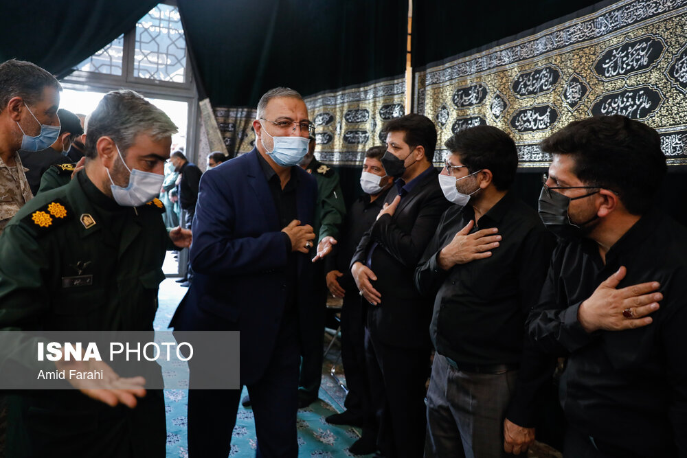 تصاویر: مراسم ختم پدر رییس سازمان بسیج مستضعفان