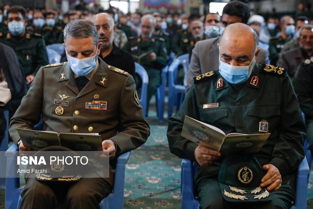 تصاویر: مراسم ختم پدر رییس سازمان بسیج مستضعفان