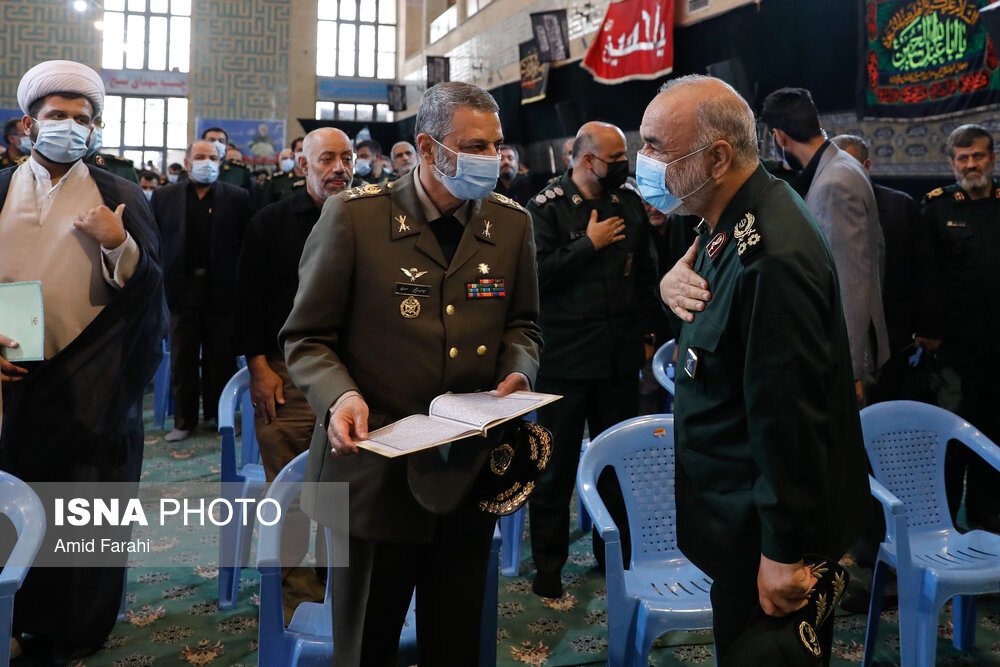 تصاویر: مراسم ختم پدر رییس سازمان بسیج مستضعفان