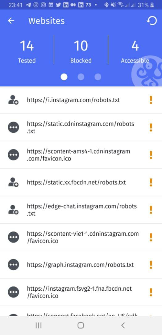 اختلالات در اینستاگرام عمدی است؛ ربطی به سرعت اینترنت ندارد / در واتس اپ هم اختلال عمدی ایجاد کرده اند / مستندات نشان میدهد که سیستم فیلترینگ ایران دارد همانند سیتسم فیلترینگ چین عمل میکند اختلالات در اینستاگرام عمدی است؛ ربطی به سرعت اینترنت ندارد / در واتس اپ هم اختلال عمدی ایجاد کرده اند / مستندات نشان میدهد که سیستم فیلترینگ ایران دارد همانند سیتسم فیلترینگ چین عمل میکند