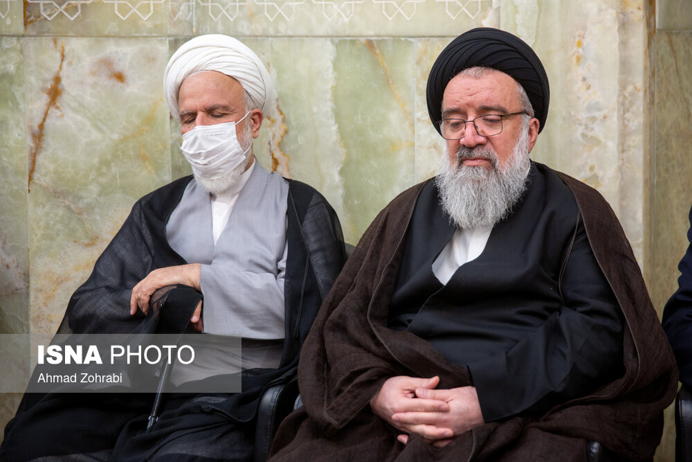 تصاویر: مراسم ختم آیت الله ناصری در مسجد اعظم قم