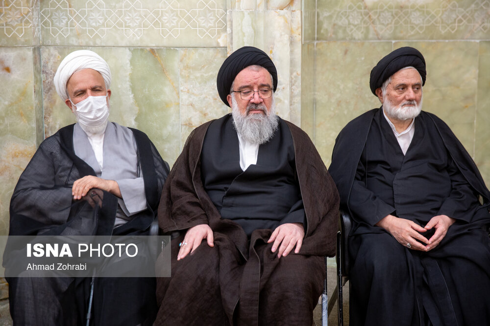 تصاویر: مراسم ختم آیت الله ناصری در مسجد اعظم قم