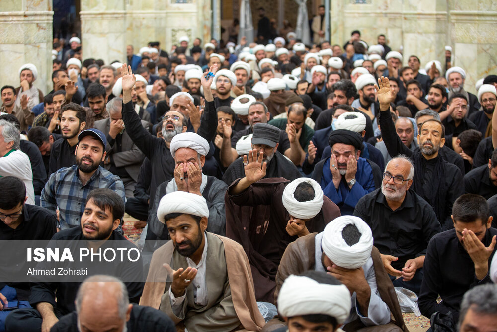 تصاویر: مراسم ختم آیت الله ناصری در مسجد اعظم قم