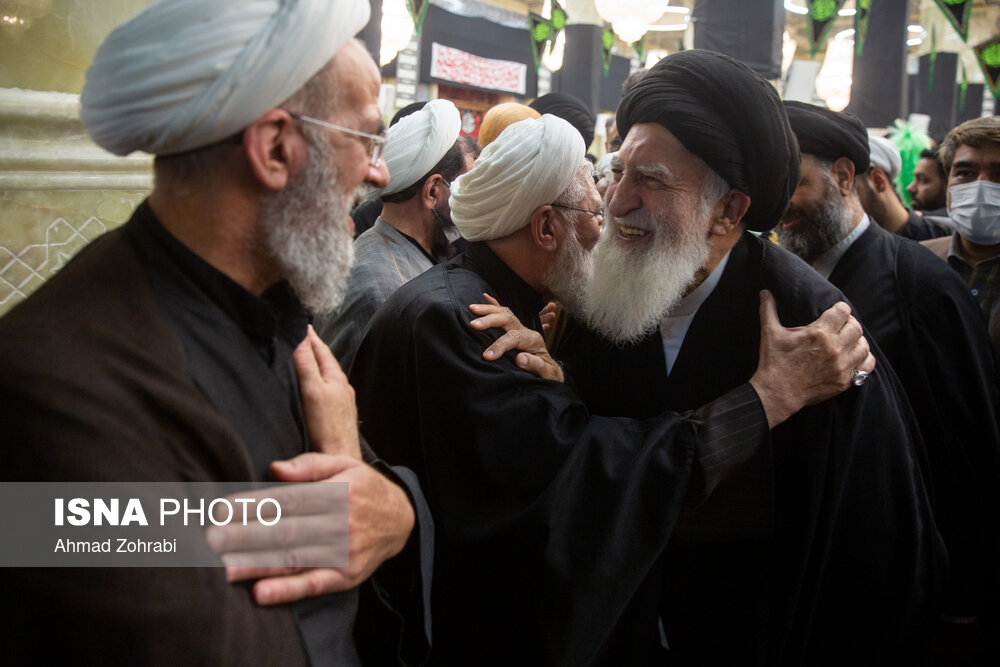 تصاویر: مراسم ختم آیت الله ناصری در مسجد اعظم قم