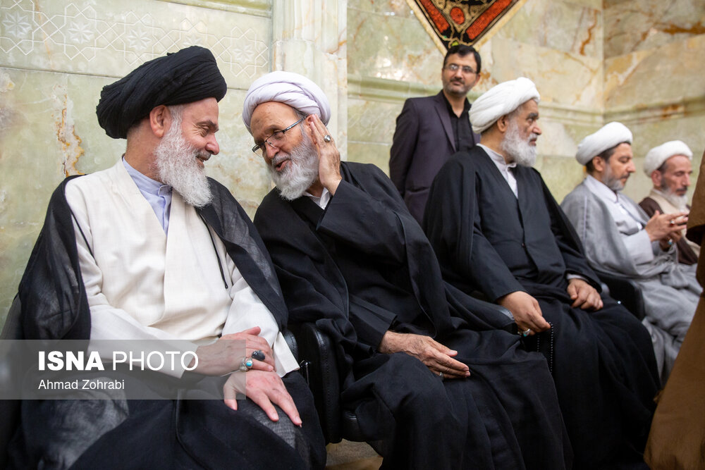 تصاویر: مراسم ختم آیت الله ناصری در مسجد اعظم قم