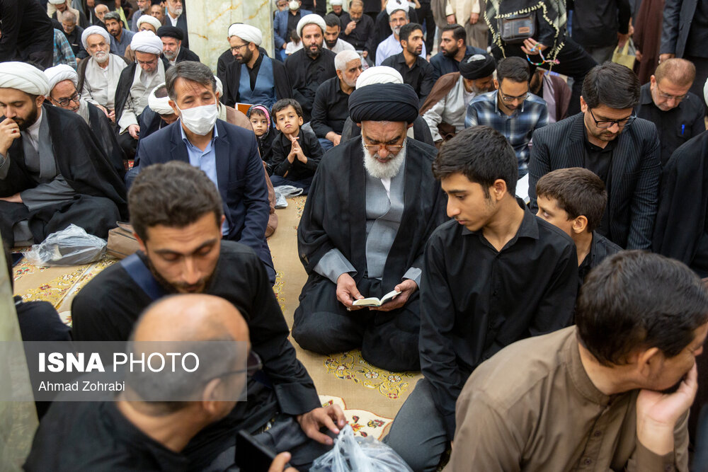 تصاویر: مراسم ختم آیت الله ناصری در مسجد اعظم قم