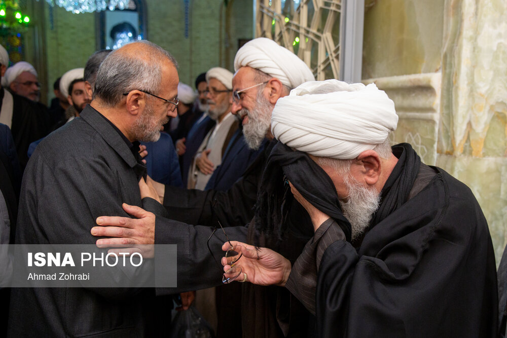 تصاویر: مراسم ختم آیت الله ناصری در مسجد اعظم قم