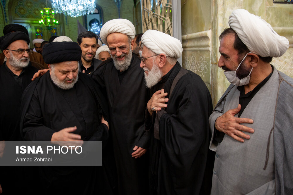 تصاویر: مراسم ختم آیت الله ناصری در مسجد اعظم قم