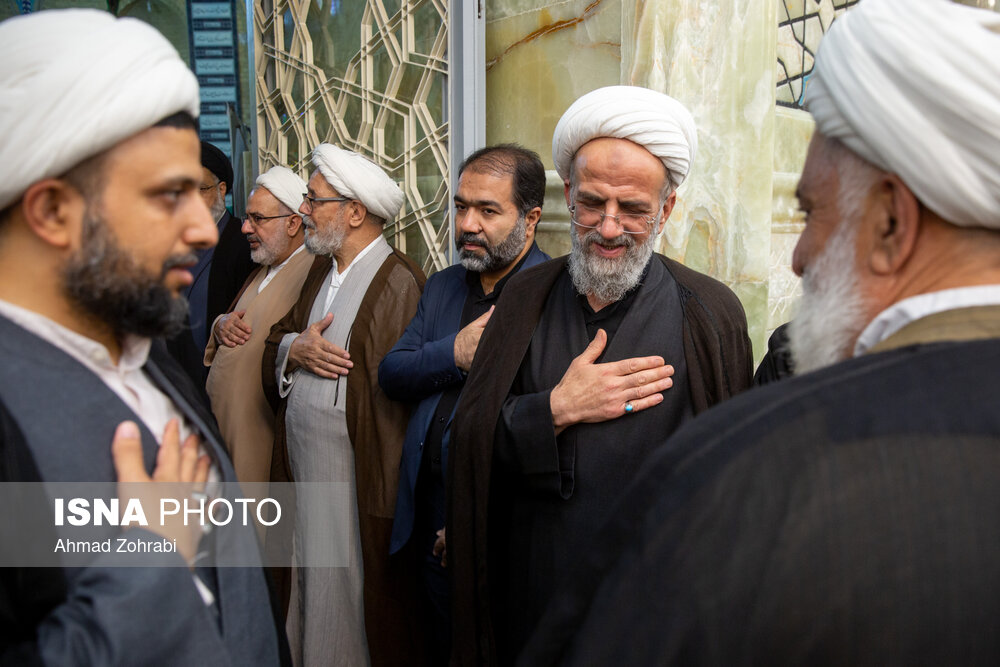 تصاویر: مراسم ختم آیت الله ناصری در مسجد اعظم قم