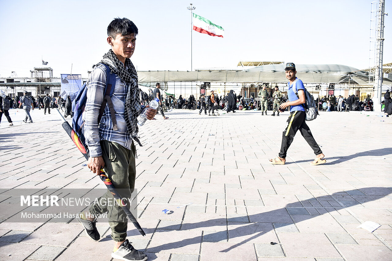 تصاویر: حضور زائران خارجی در مرز شلمچه