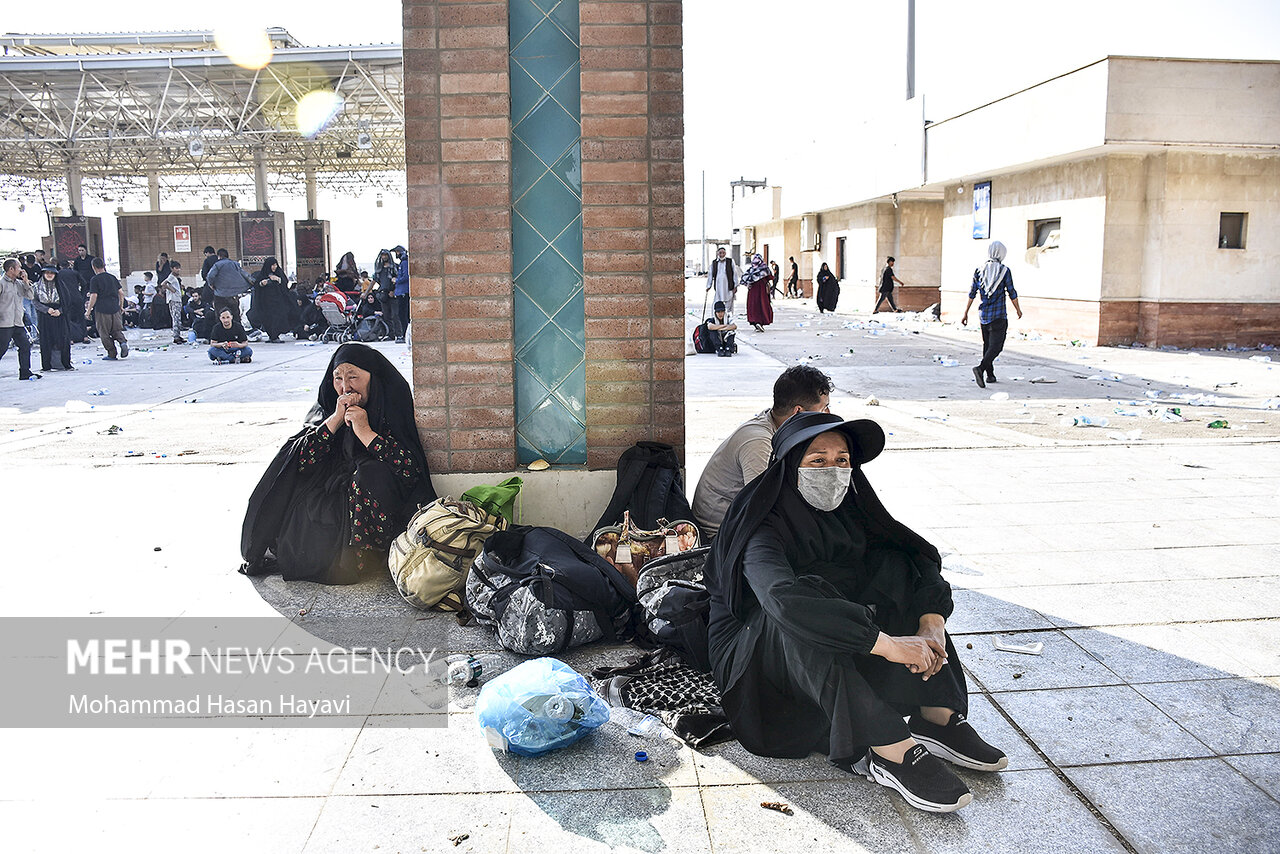 تصاویر: حضور زائران خارجی در مرز شلمچه
