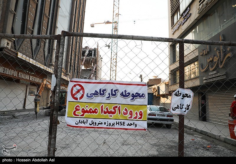 تصاویر: فروریختن بخش&zwnj;های باقیمانده متروپل آبادان