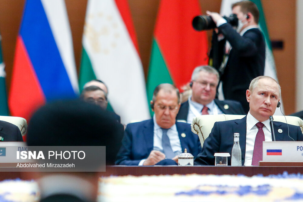 تصاویر: سخنرانی رئیسی در بیست و دومین اجلاس سران سازمان شانگهای