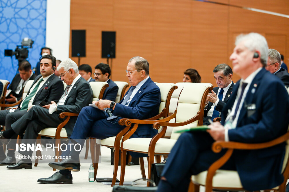 تصاویر: سخنرانی رئیسی در بیست و دومین اجلاس سران سازمان شانگهای