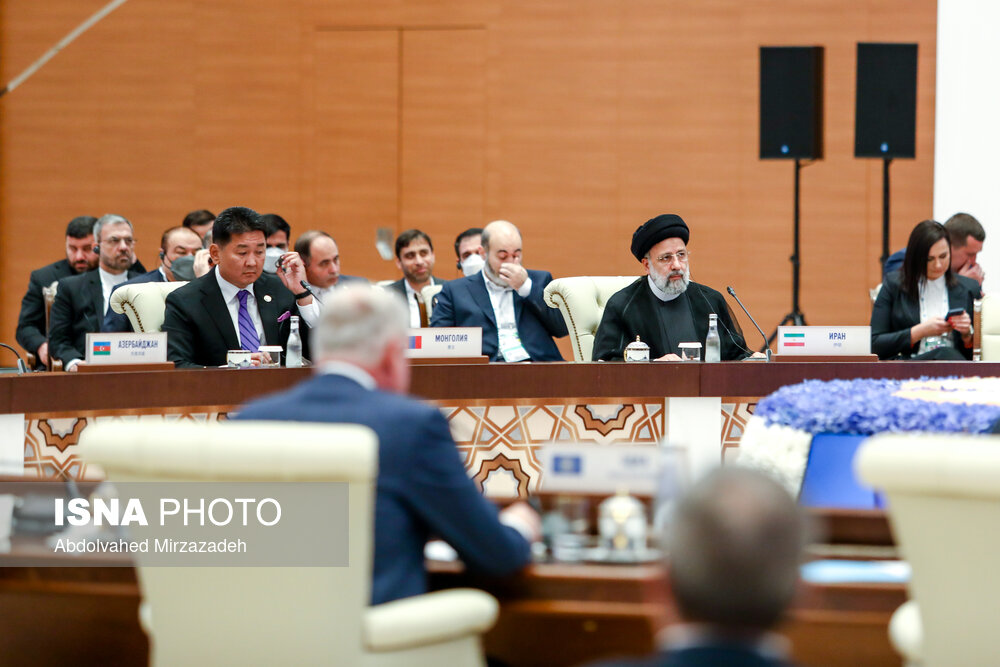 تصاویر: سخنرانی رئیسی در بیست و دومین اجلاس سران سازمان شانگهای