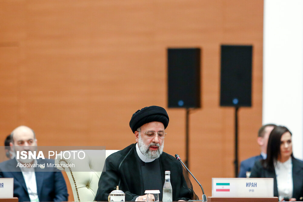 تصاویر: سخنرانی رئیسی در بیست و دومین اجلاس سران سازمان شانگهای