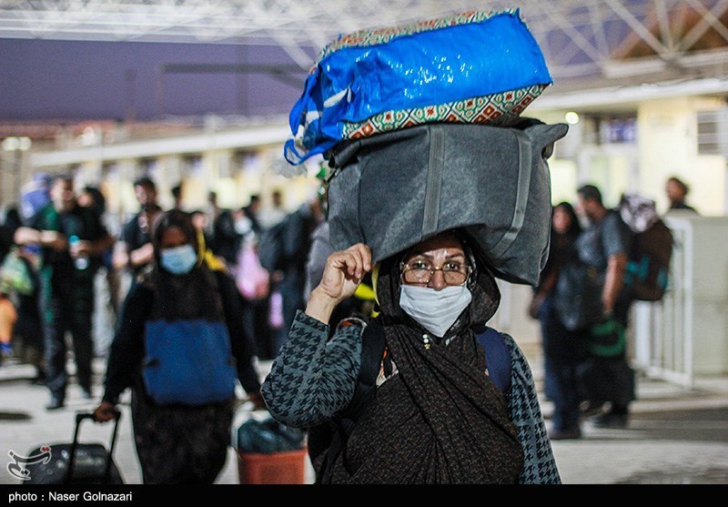 تصاویر: تردد زائران اربعین حسینی در مرز مهران