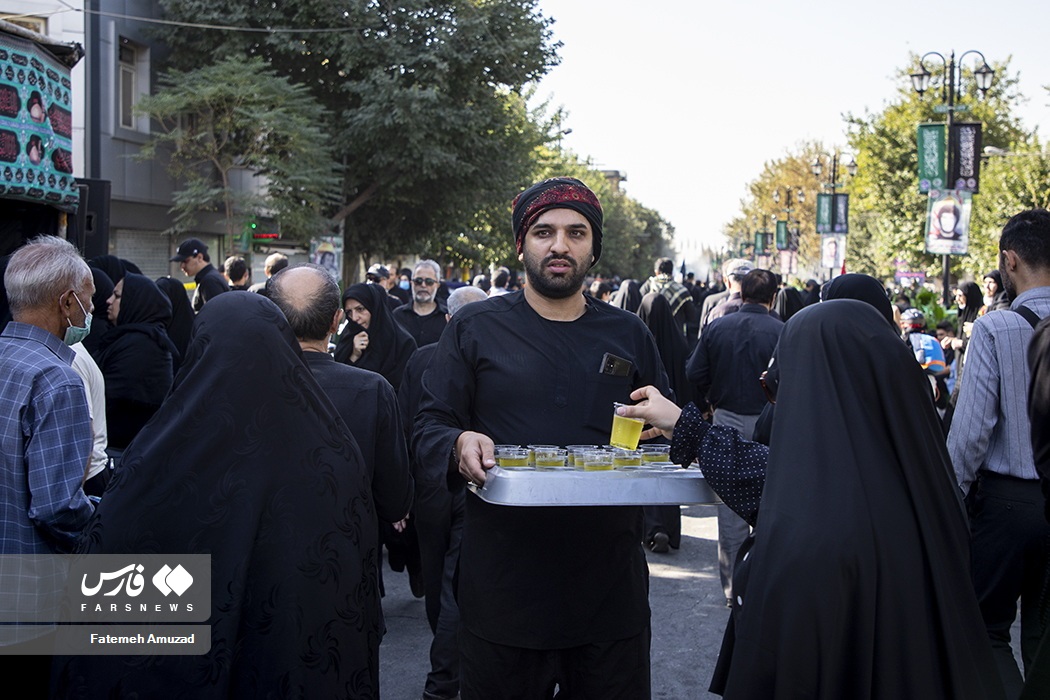 تصاویر: پیاده روی جاماندگان اربعین در تهران