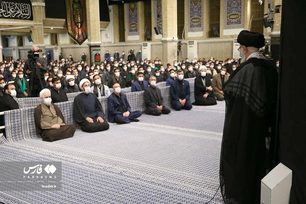 تصاویر: مراسم عزاداری اربعین حسینی با حضور مقام معظم رهبری