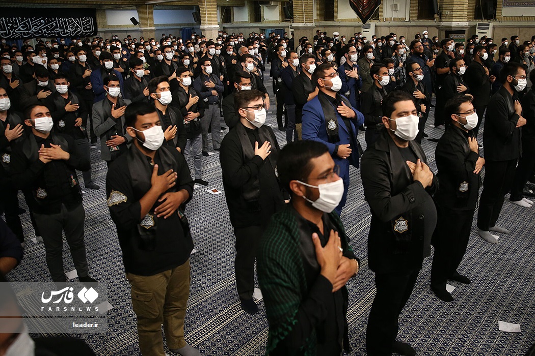 تصاویر: مراسم عزاداری اربعین حسینی با حضور مقام معظم رهبری