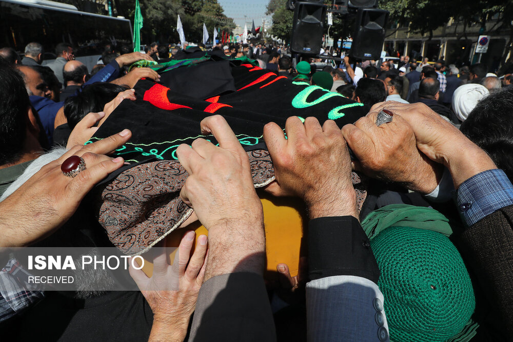 تصاویر: مراسم تشییع پیکر سیدرضا موید خراسانی در مشهد