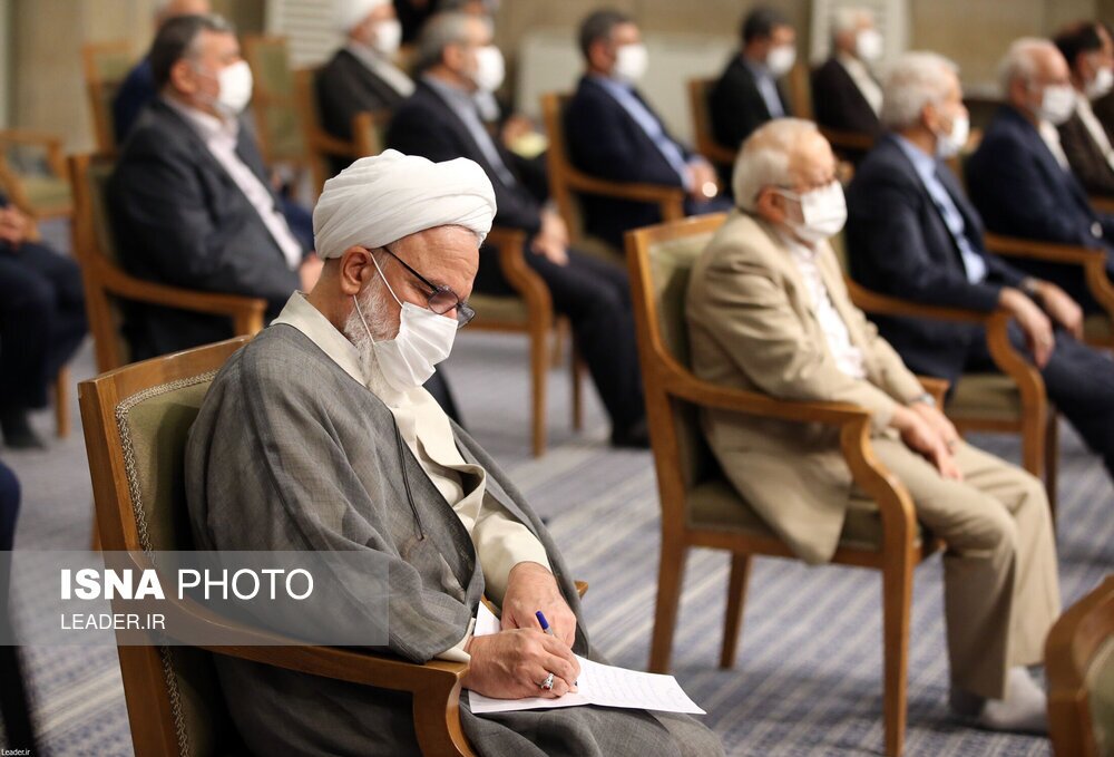 تصاویر: دیدار رئیس‌ و اعضای مجمع تشخیص مصلحت نظام با مقام معظم رهبری