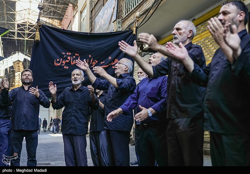 تصاویر: عزاداری ۲۸ صفر در بازار تهران