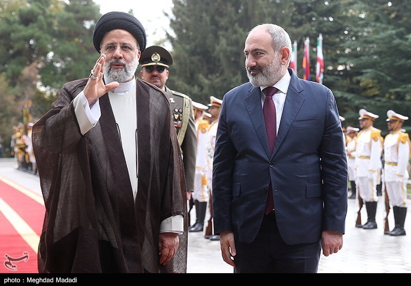 تصاویر: استقبال رسمی از نخست‌وزیر ارمنستان