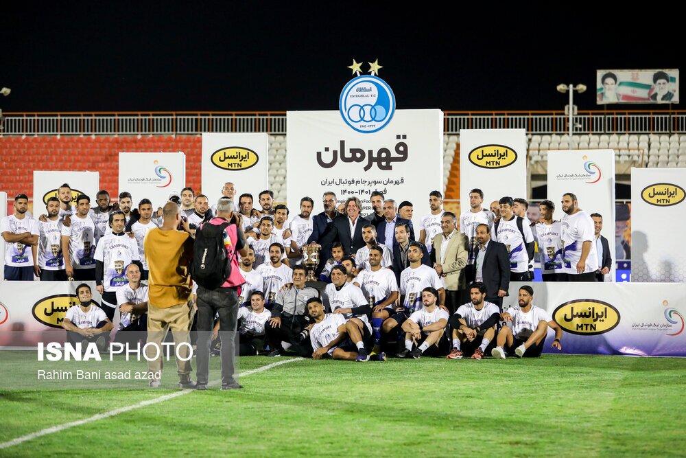 تصاویر: سوپرجام فوتبال ایران؛ تیم‌های استقلال - نساجی