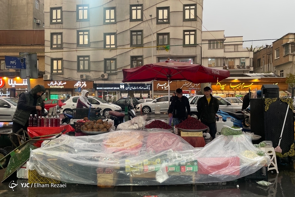 تصاویر: بارش اولین باران پاییزی در تهران