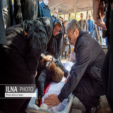 تصاویر: تشییع پیکر دکتر "ناصر تکمیل همایون"