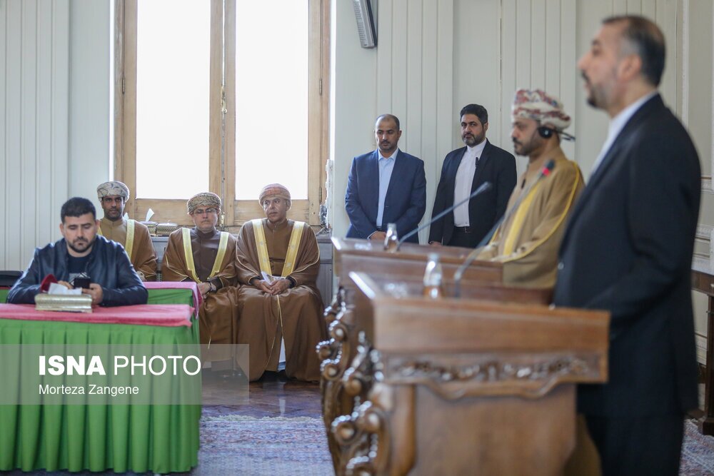 تصاویر: دیدار وزیر امور خارجه عمان با امیر عبداللهیان