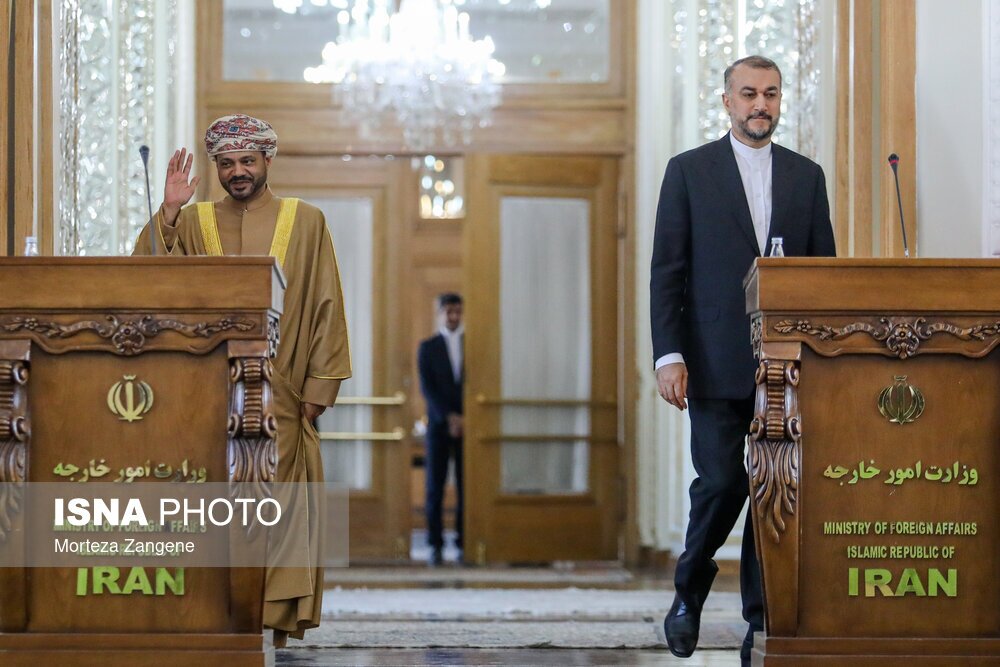 تصاویر: دیدار وزیر امور خارجه عمان با امیر عبداللهیان