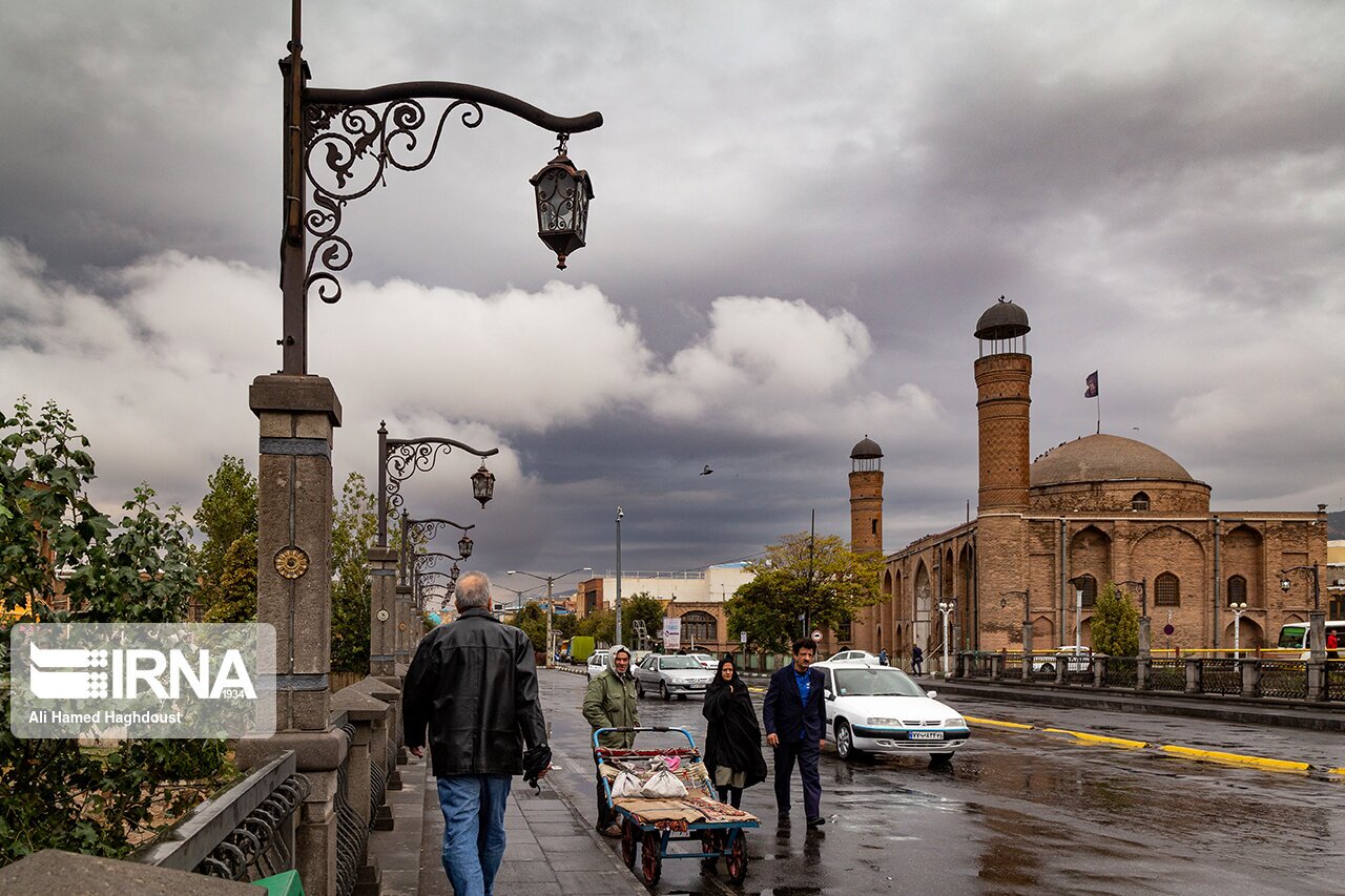 تصاویر: باران پاییزی در تبریز