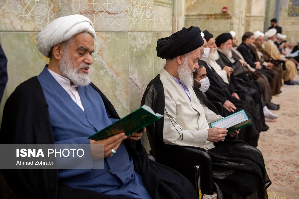 تصاویر: مراسم بزرگداشت شهدای حرم حضرت شاهچراغ(ع) در قم