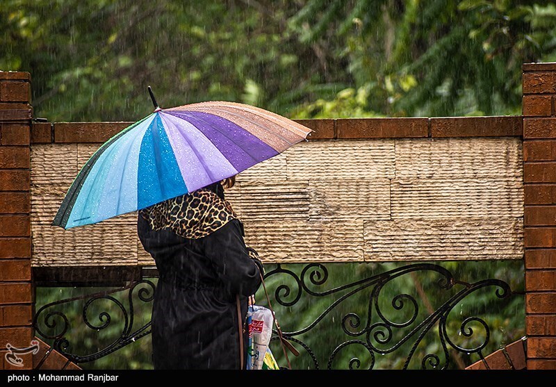 تصاویر: بارش باران در رشت