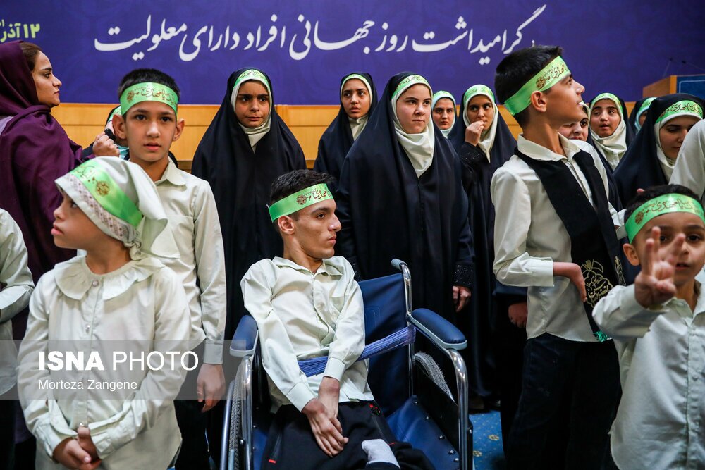 تصاویر: مراسم گرامیداشت «روز جهانی افراد دارای معلولیت» با حضور رییس جمهور