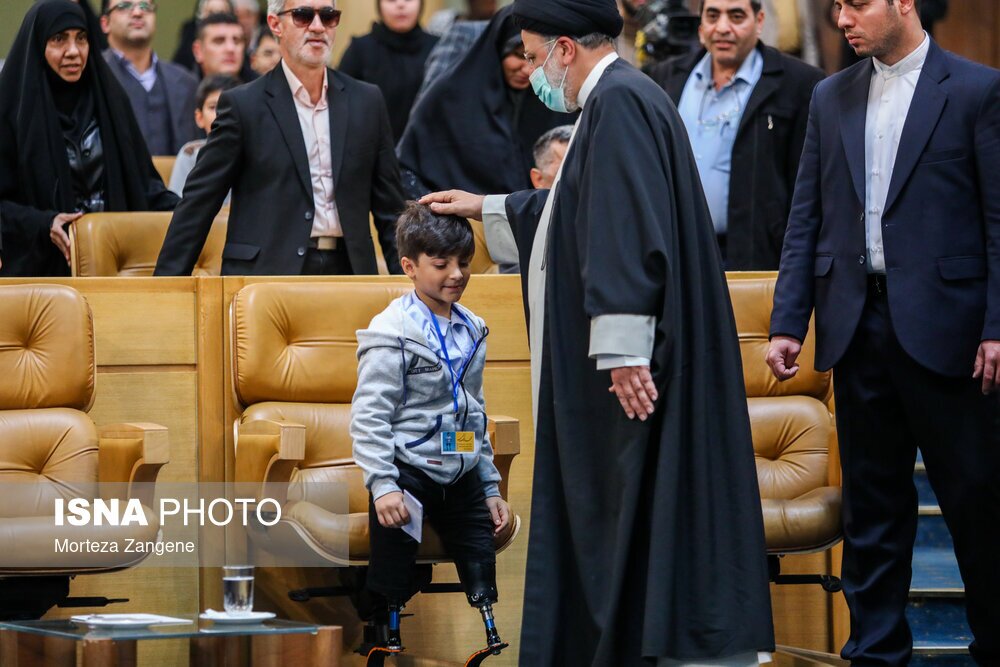 تصاویر: مراسم گرامیداشت «روز جهانی افراد دارای معلولیت» با حضور رییس جمهور