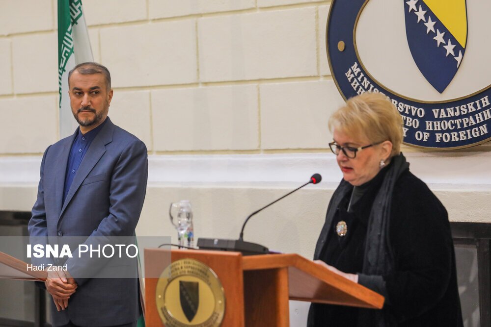 تصاویر: دیدار امیرعبداللهیان با وزیر خارجه بوسنی هرزگوین