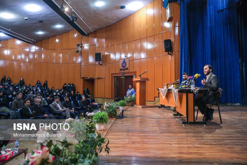 تصاویر: حضور سخنگوی دولت در دانشگاه علم و صنعت